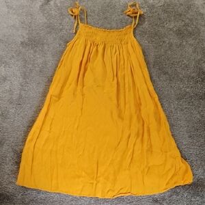 & Other Stories Smocked Shoulder Tie Sundress